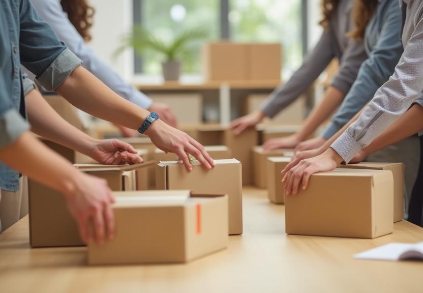Collaboration et préparation déménagement