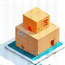 Icône cartons et stockage